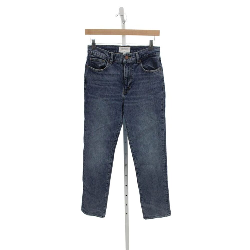 La Ligne Womens Straight High Rise Blue Jeans 30 Inseam Size 26